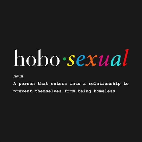 what is a hobosexual|hobosexual